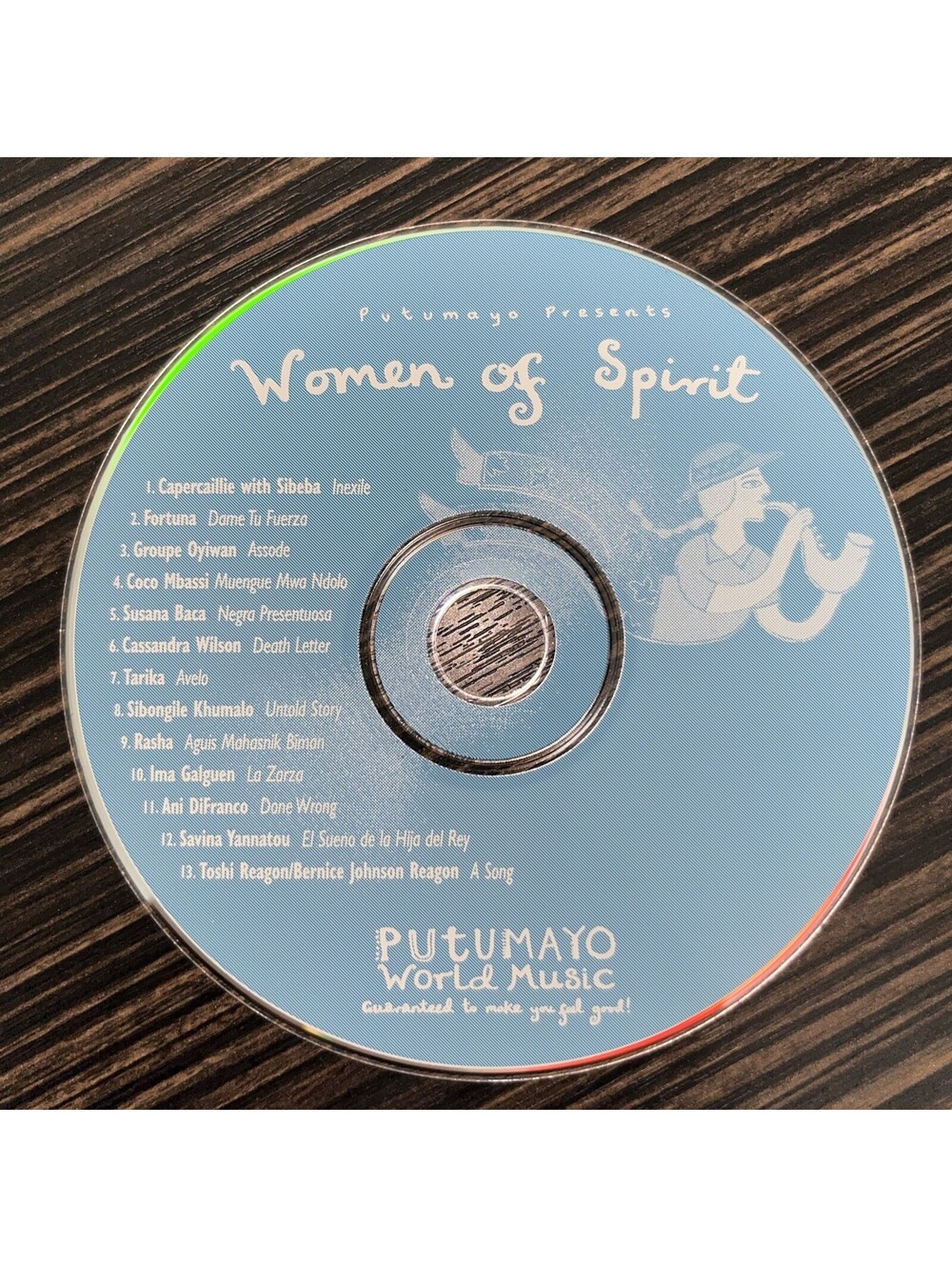 Women of Spirit - Audio CD By Putumayo Presents -disc Only Tested No Scratches ￼